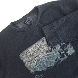 GH BASS & CO Mountain Cabin Graphic Sweatshirt XL | Vintage Vibes Outdoorsy Cozy